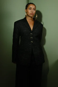 Fabienne Chapot Cher Tweed Blazer> More Responsible Styles|Jacks & Blazers