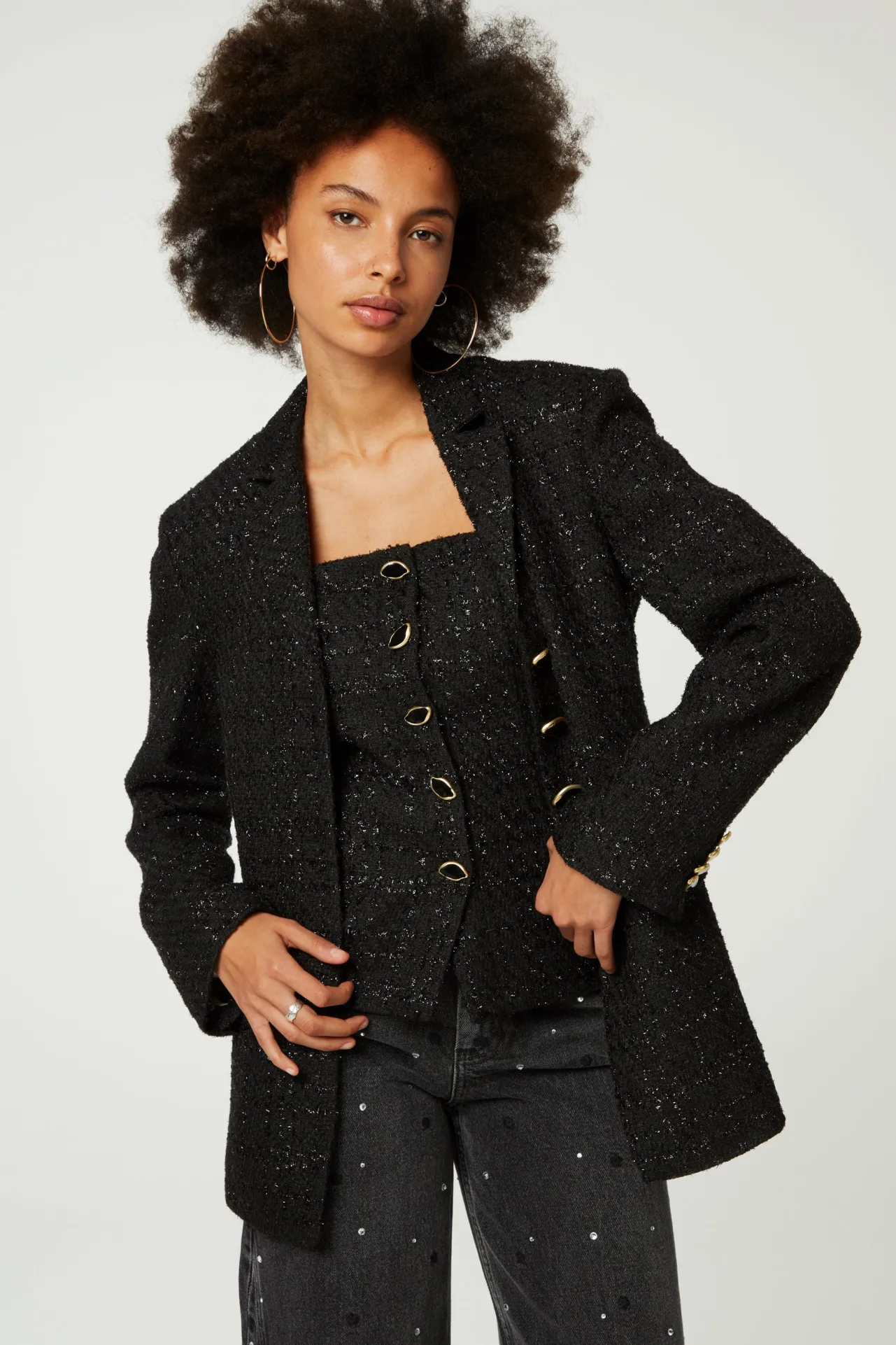 Fabienne Chapot Cher Tweed Blazer> More Responsible Styles|Jacks & Blazers