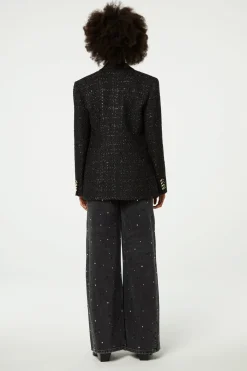 Fabienne Chapot Cher Tweed Blazer><noscript><img width=