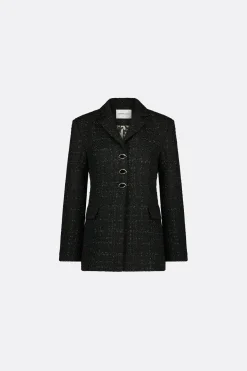 Fabienne Chapot Cher Tweed Blazer><noscript><img width=