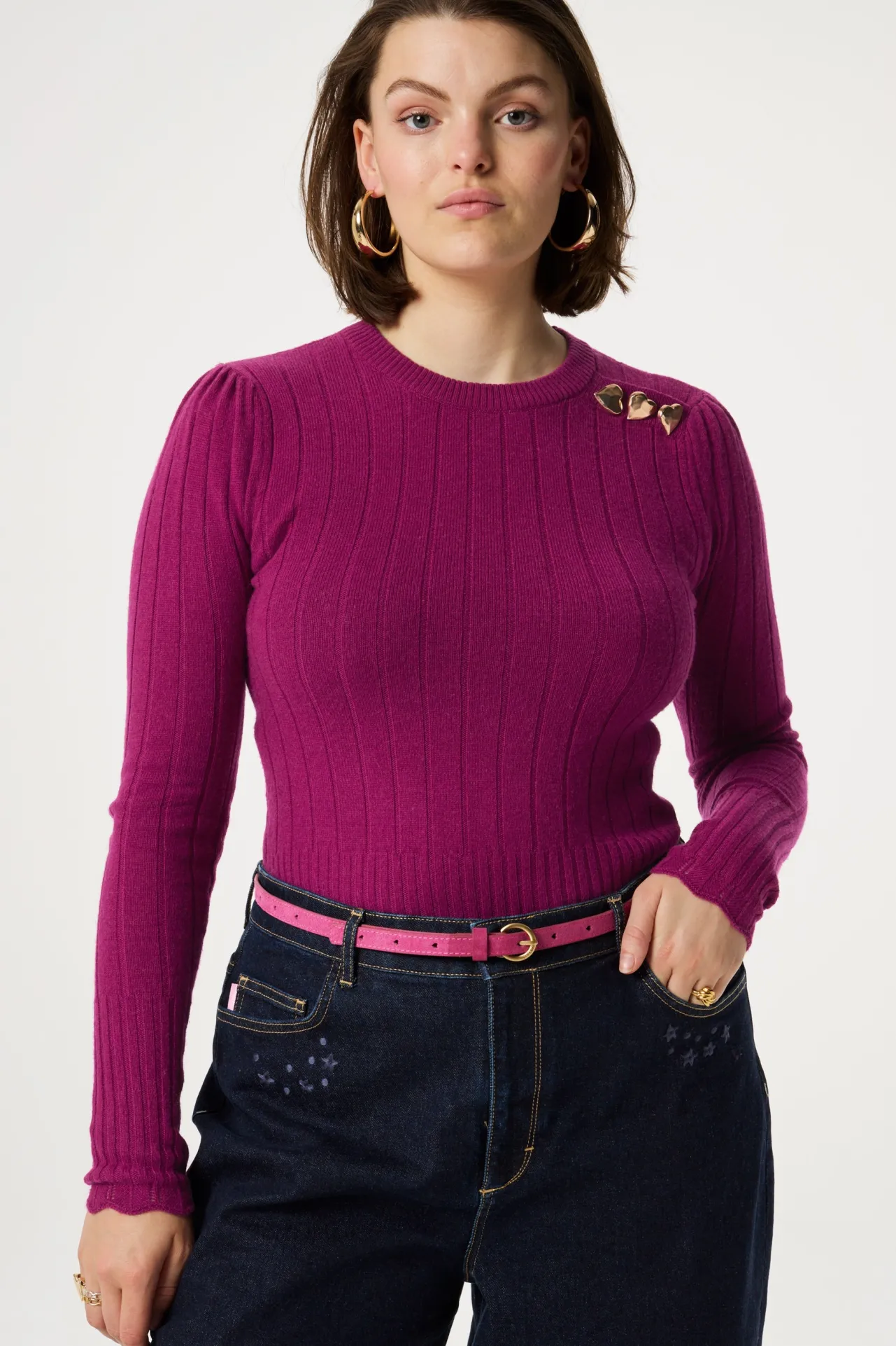 Fabienne Chapot Cut It Out Small Heart Belt> Riemen