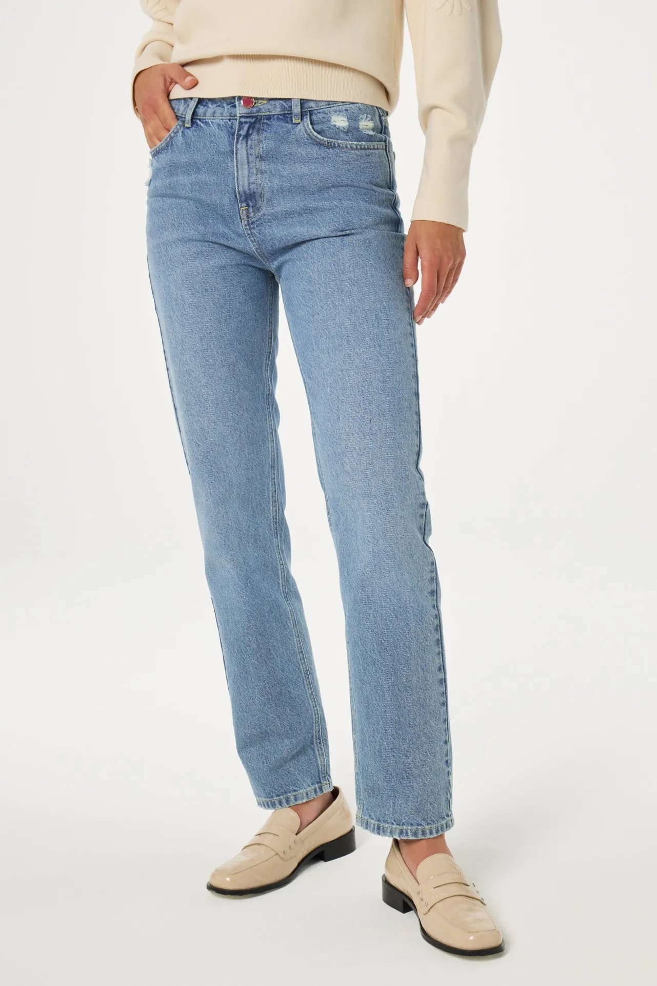 Fabienne Chapot Lola Straight Jeans> Denim