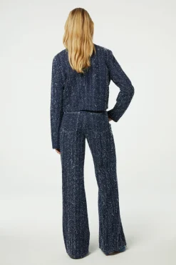 Fabienne Chapot Thea Wide Leg Tweed Jeans><noscript><img width=